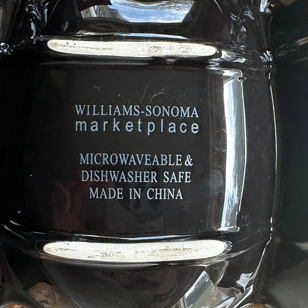 Williams Sonoma Midnight Black Bat Dish